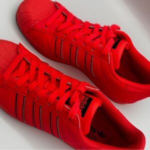 Adidas Bright Pink Athletic Shoes